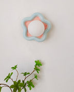 Petani Pink Yellow Flower Wall Light