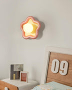 Petani Pink Yellow Flower Wall Light