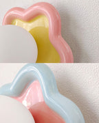 Petani Pink Yellow Flower Wall Light