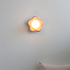 Petani Pink Yellow Flower Wall Light