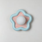 Petani Pink Yellow Flower Wall Light