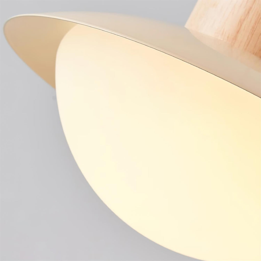 Milk Pendant Light Natural Wood