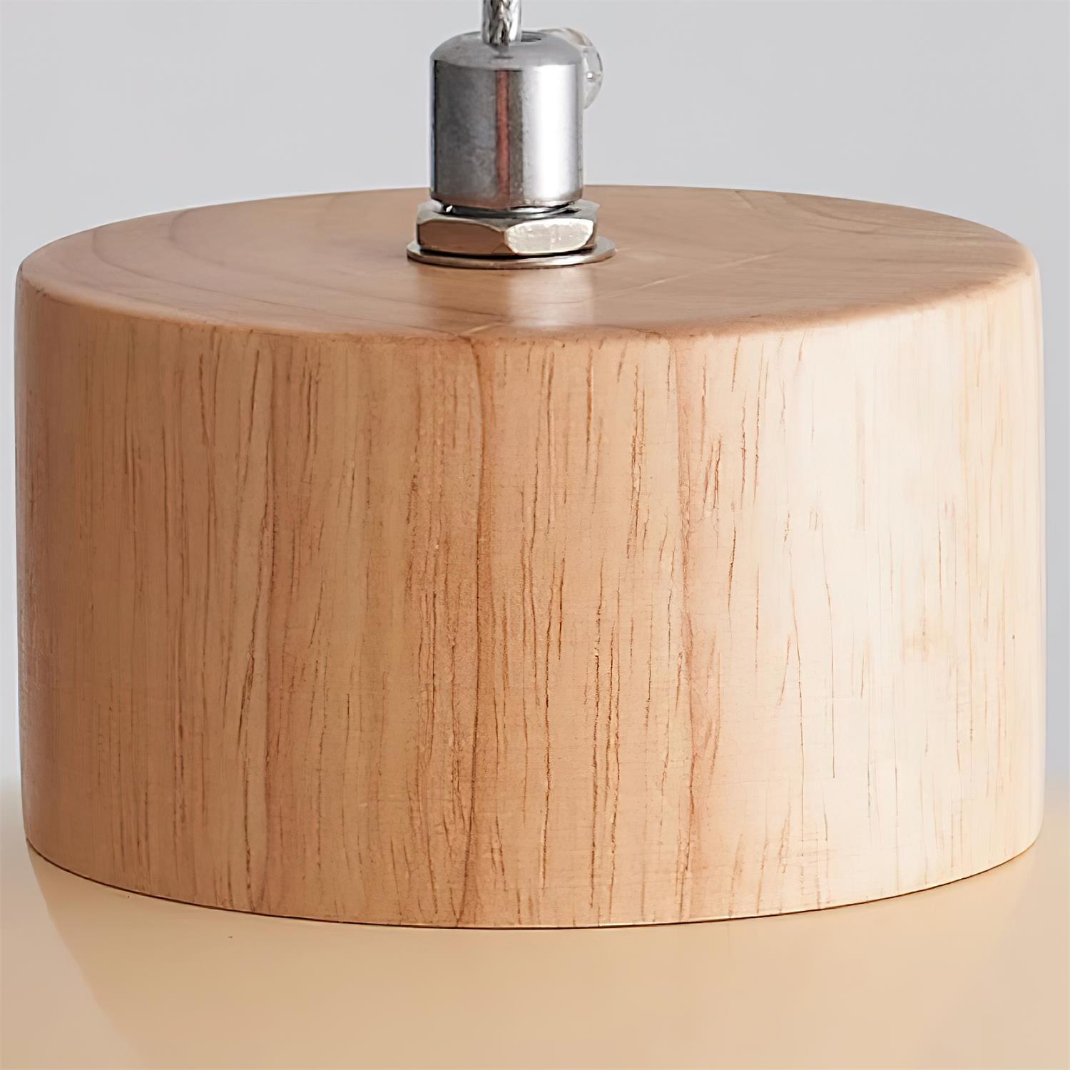 Milk Pendant Light Natural Wood
