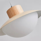 Milk Pendant Light Natural Wood