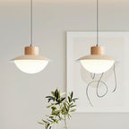 Milk Pendant Light Natural Wood