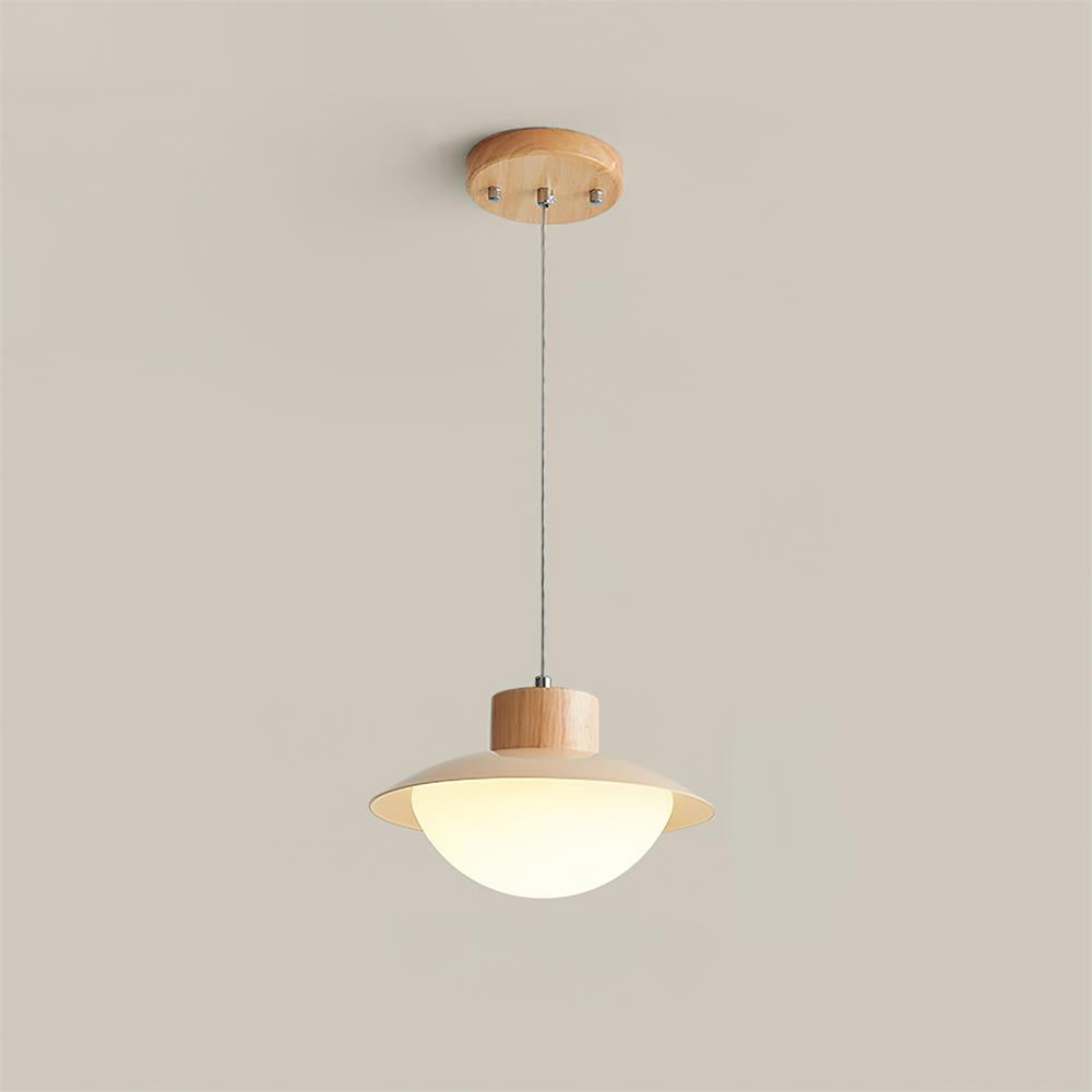 Milk Pendant Light Natural Wood