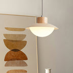 Milk Pendant Light Natural Wood