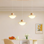 Milk Pendant Light Natural Wood