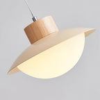 Milk Pendant Light Natural Wood