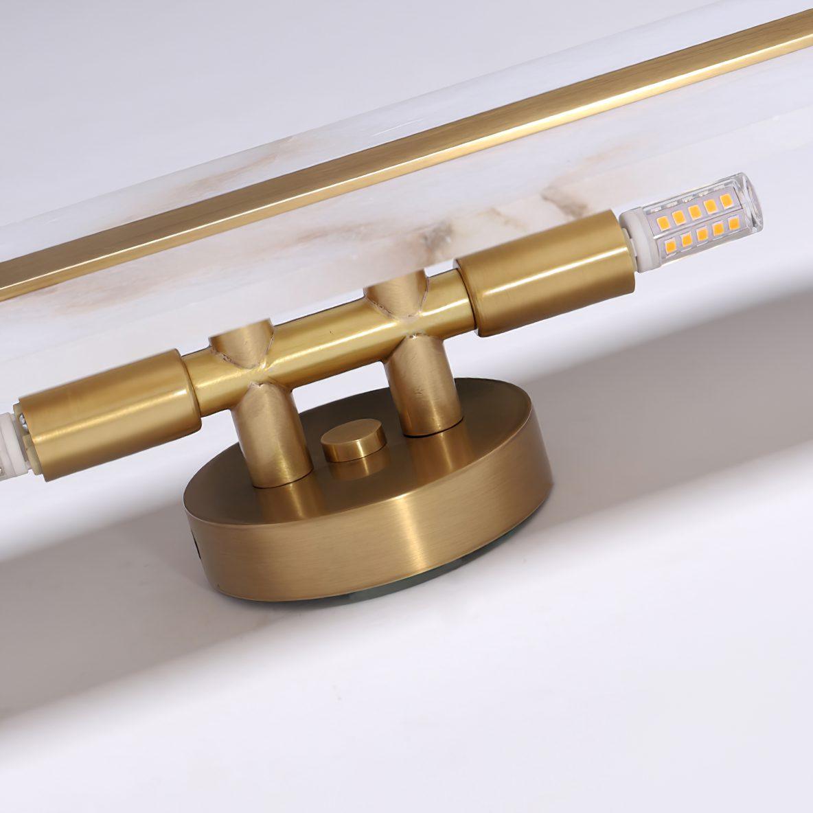 Calura Alabaster Double Light Wall Lamp