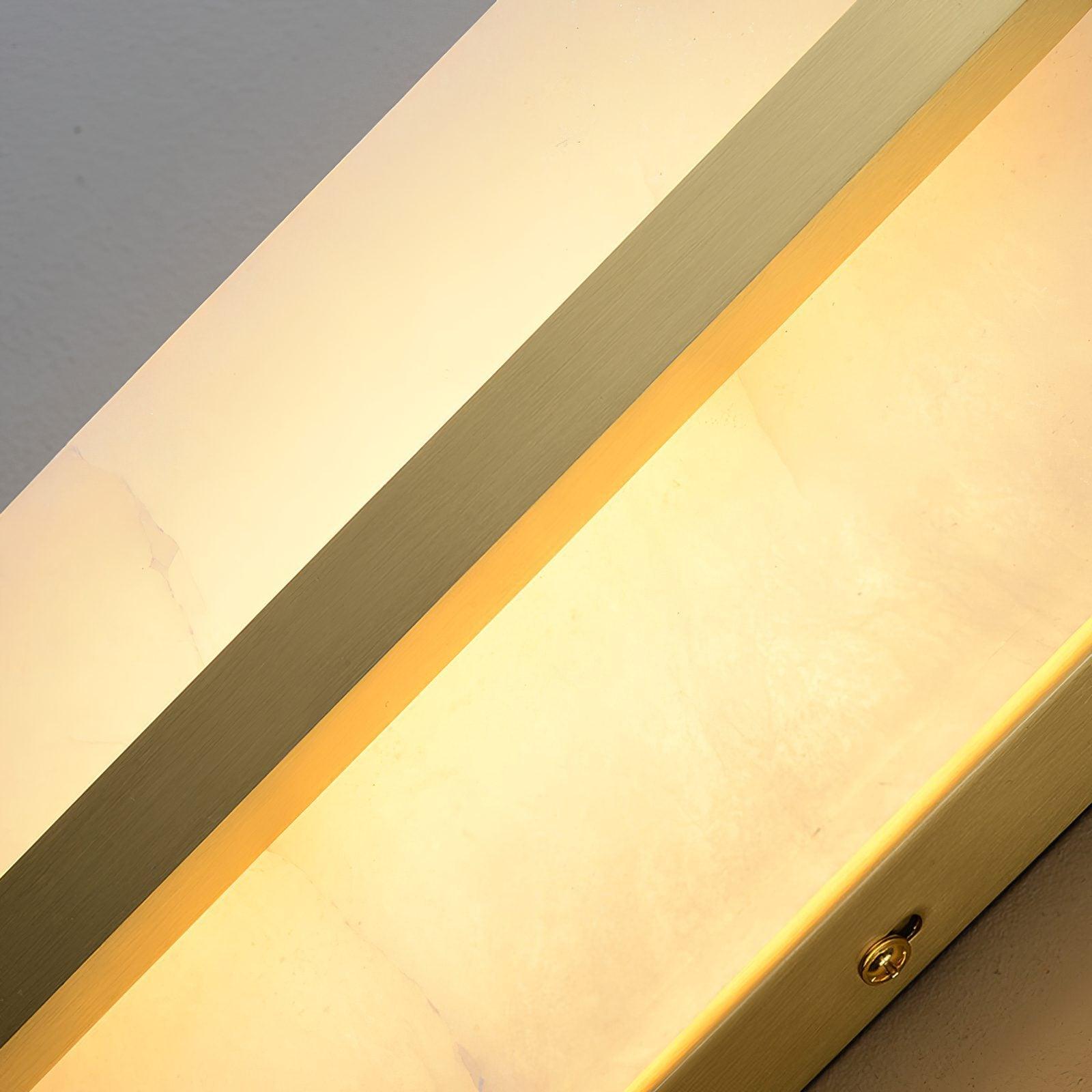 Calura Alabaster Double Light Wall Lamp