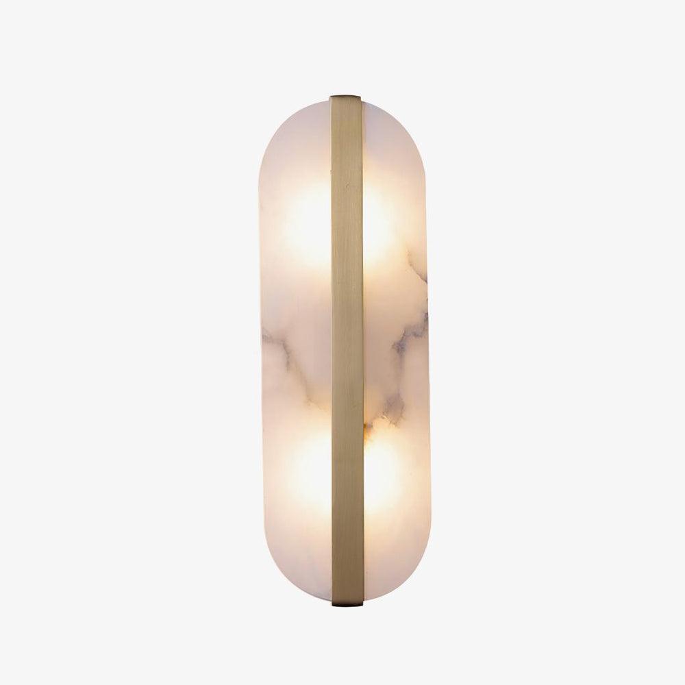 Calura Alabaster Double Light Wall Lamp