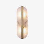 Calura Alabaster Double Light Wall Lamp