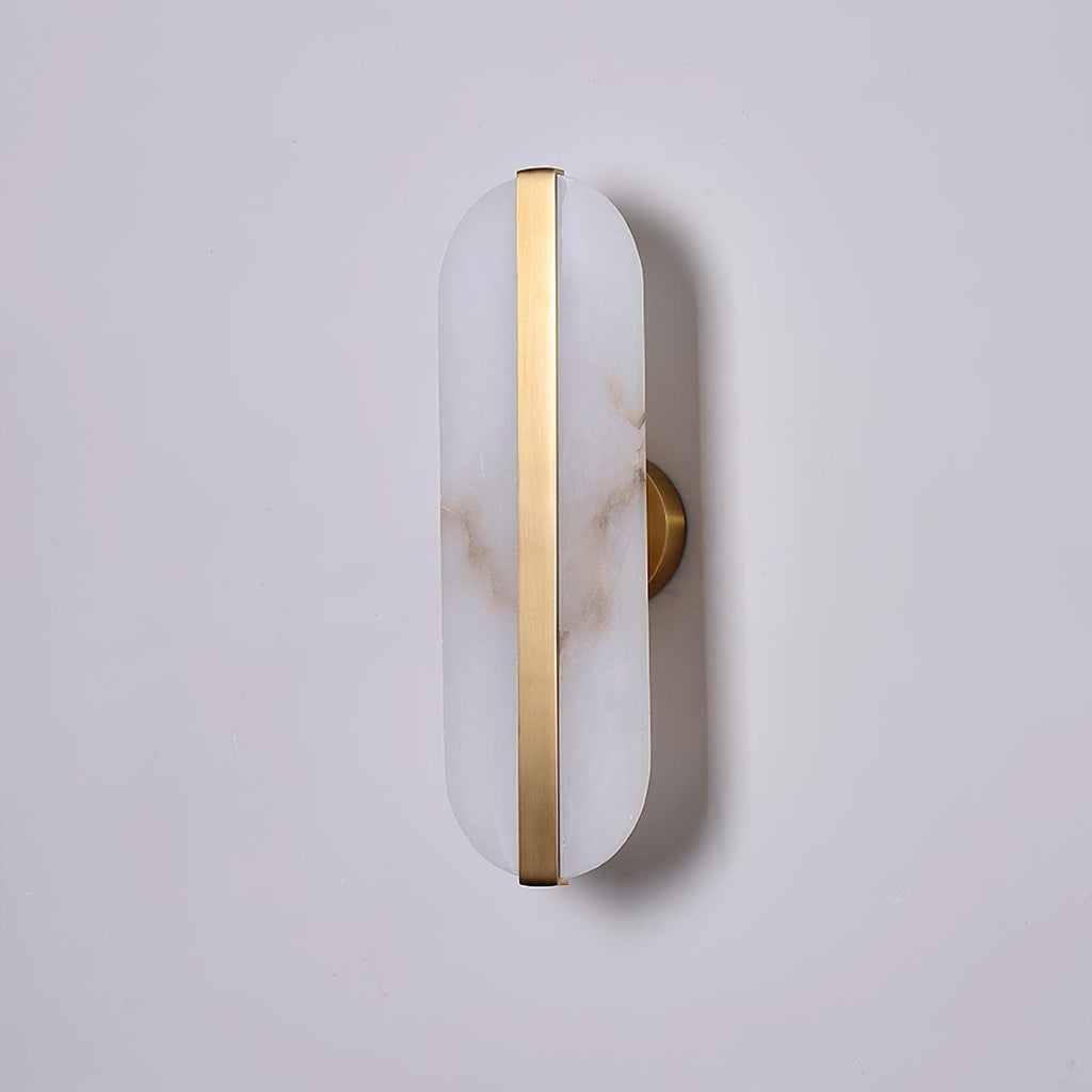 Calura Alabaster Double Light Wall Lamp