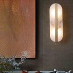 Calura Alabaster Double Light Wall Lamp