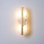Calura Alabaster Double Light Wall Lamp