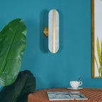 Calura Alabaster Double Light Wall Lamp