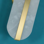 Calura Alabaster Double Light Wall Lamp