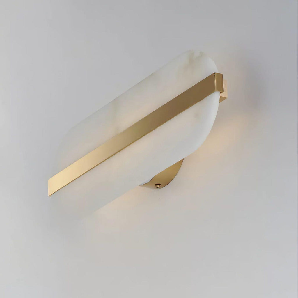 Calura Alabaster Double Light Wall Lamp