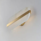 Calura Alabaster Double Light Wall Lamp