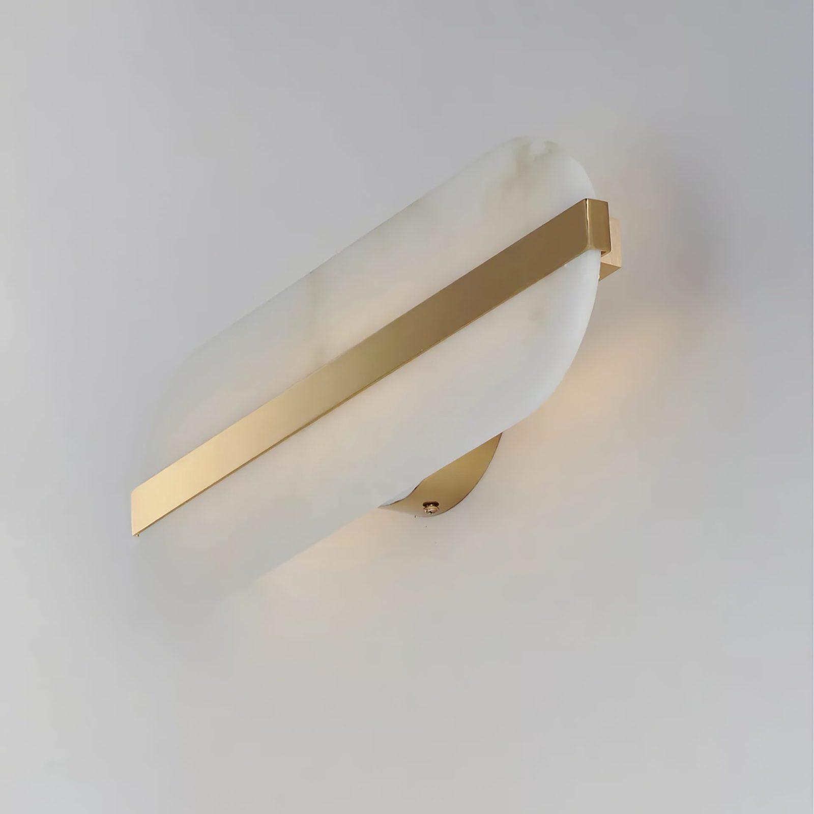 Calura Alabaster Double Light Wall Lamp