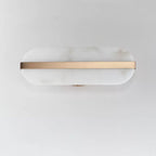 Calura Alabaster Double Light Wall Lamp