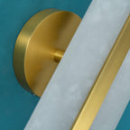 Calura Alabaster Double Light Wall Lamp