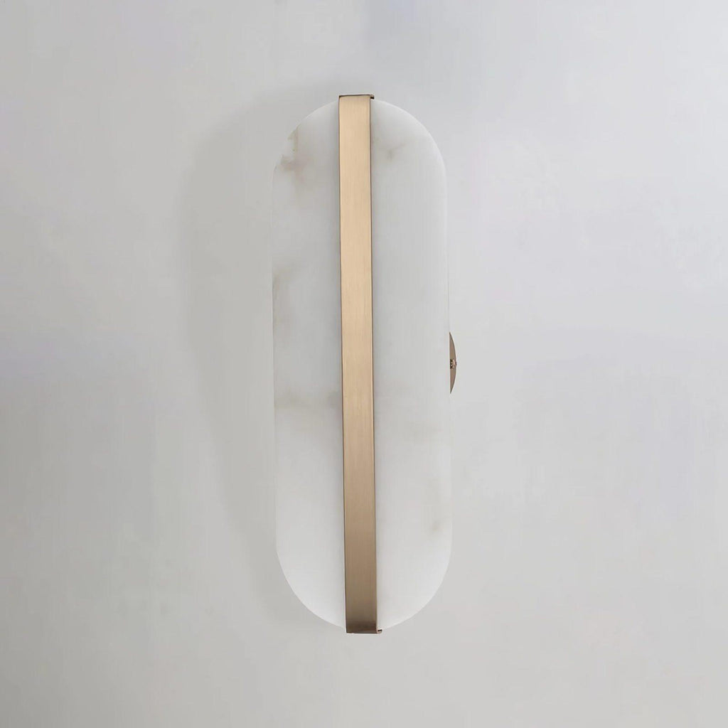 Calura Alabaster Double Light Wall Lamp