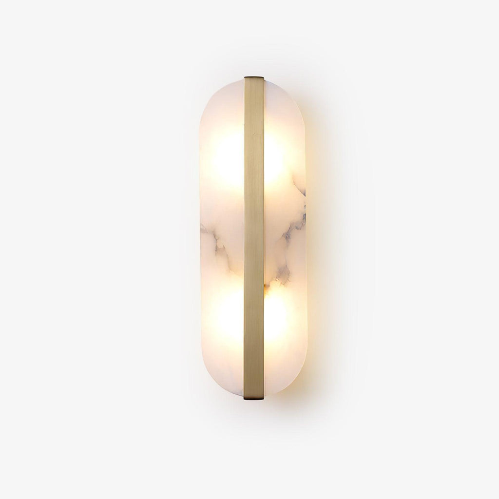 Calura Alabaster Double Light Wall Lamp