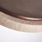 Ritta  Pendant Light Travertine  Ring