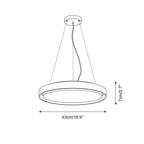 Ritta  Pendant Light Travertine  Ring