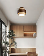 Eltalor Layered Ring Travertine Ceiling Light