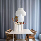 Pendant Light Silk Bell Shade Pleated Curved Modern Minimalist
