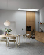 Pendant Light Silk Bell Shade Pleated Curved Modern Minimalist