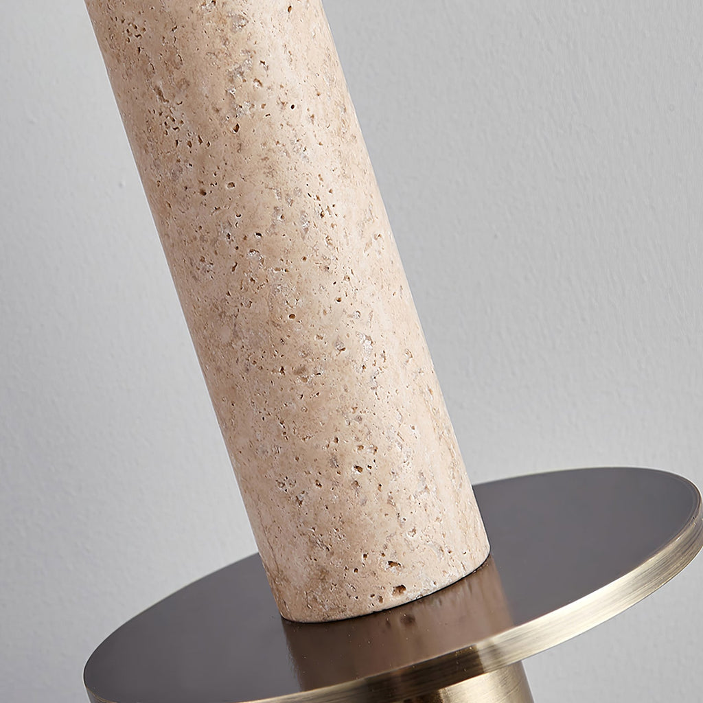 Avdoryra Dual Cylinder Travertine Pendant Light