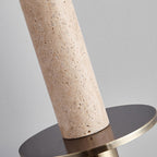Avdoryra Dual Cylinder Travertine Pendant Light