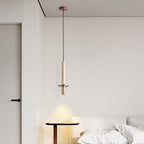 Avdoryra Dual Cylinder Travertine Pendant Light