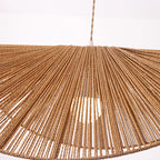 Solara Handwoven Natural Rattan Pendant Light