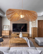 Solara Handwoven Natural Rattan Pendant Light