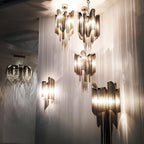 Lustra Pendant Lamp Stream Chain Nickel