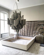 Lustra Pendant Lamp Stream Chain Nickel