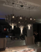 Lustra Pendant Lamp Stream Chain Nickel