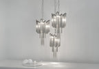 Lustra Pendant Lamp Stream Chain Nickel