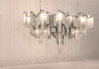 Lustra Pendant Lamp Stream Chain Nickel