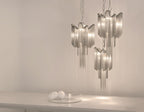 Lustra Pendant Lamp Stream Chain Nickel