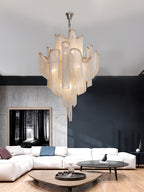 Lustra Pendant Lamp Stream Chain Nickel