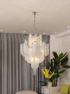 Lustra Pendant Lamp Stream Chain Nickel