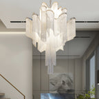 Lustra Pendant Lamp Stream Chain Nickel