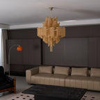 Lustra Pendant Lamp Stream Chain Nickel