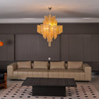 Lustra Pendant Lamp Stream Chain Nickel
